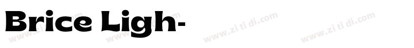Brice Ligh字体转换